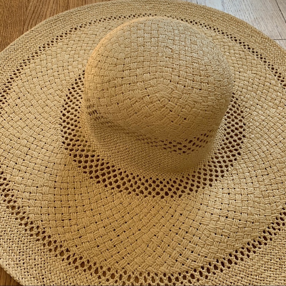 NWT Floppy Straw Hat